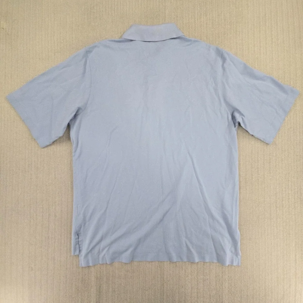 Polo Ralph Lauren Golf Shirt Mens XL Blue Pebble Beach Links Vintage Y2K